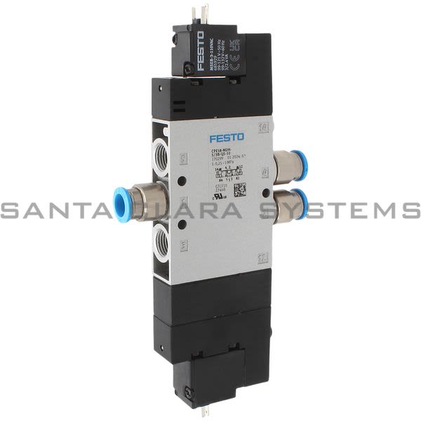 Festo CPE18-M2H-5-3B-QS-10 Air Solenoid Valve Product Image