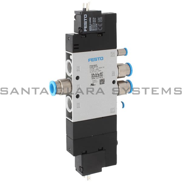 Festo CPE18-M2H-5/3ES-QS-10  Air Solenoid Valve Product Image