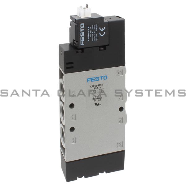 Festo CPE18-M2H-5L-1-4 Air Solenoid Valve Product Image