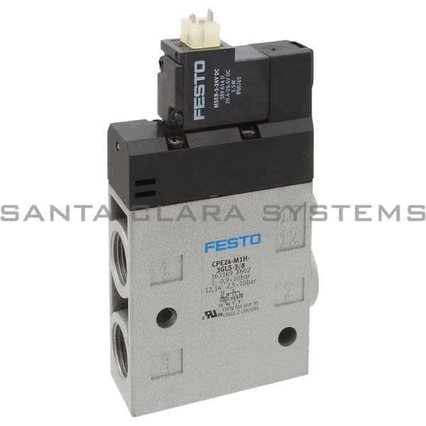 Festo CPE24-M1H-3GLS-3/8  Air Solenoid Valve Product Image