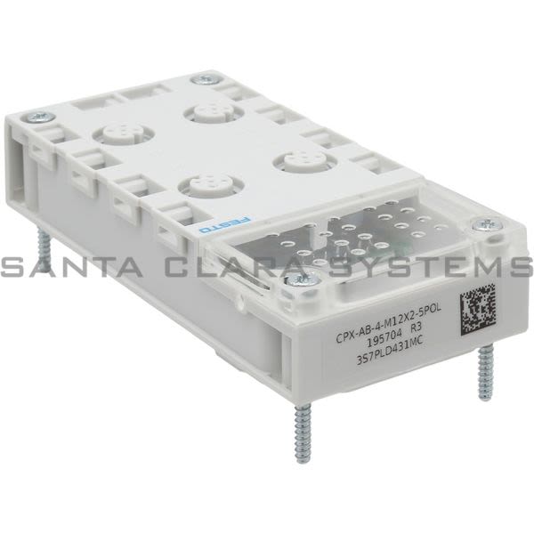 Festo CPX-AB-4-M12X2-5POL Connection Block Product Image
