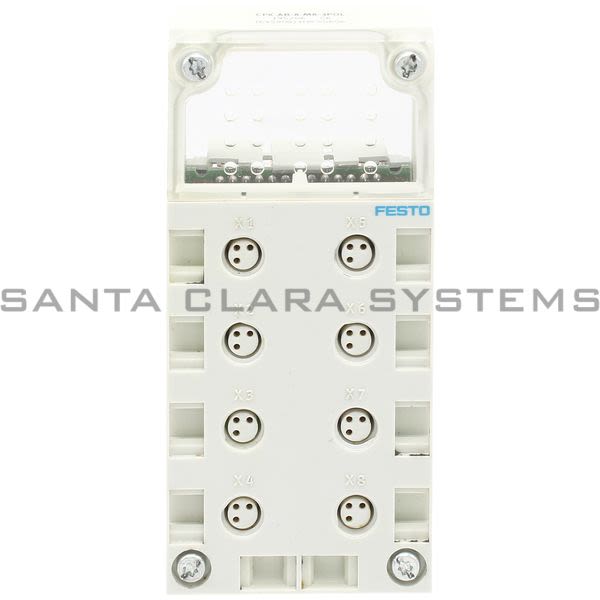 Festo CPX-AB-8-M8-3POL Connection Block Product Image