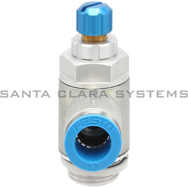 Festo GRLA-1/2-QS-12-RS-D  One-Way Flow Control Valve Product Image