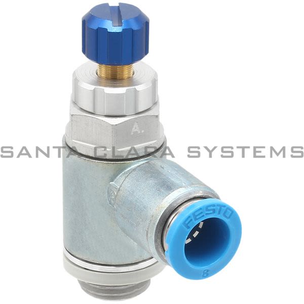 Festo GRLA-1/4-QS-8-RS-D  One-Way Flow Control Valve Product Image