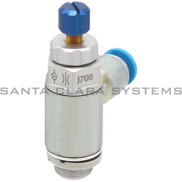 Festo GRLA-1-8-QS-4-RS-D One-Way Flow Control Valve Product Image