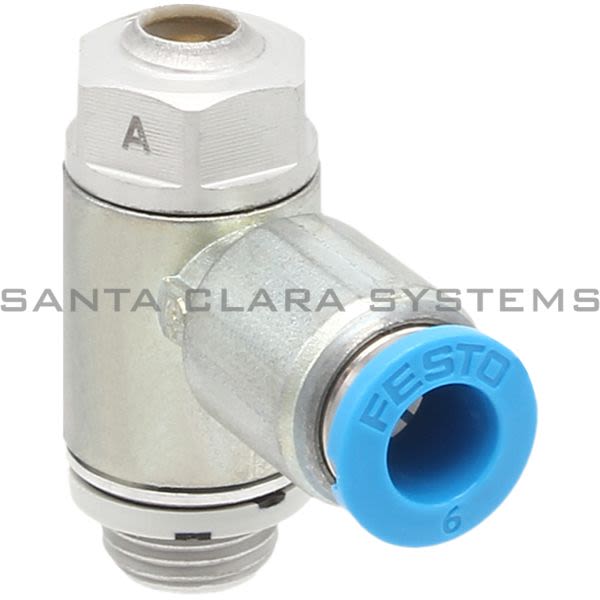 Festo GRLA-1/8-QS-6-D  One-Way Flow Control Valve Product Image
