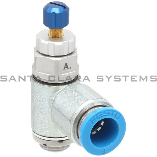Festo GRLA-1-8-QS-8-RS-D One-Way Flow Control Valve Product Image