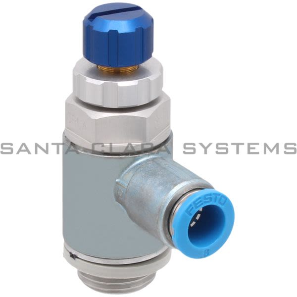 Festo GRLA-3-8-QS-8-RS-D One-Way Flow Control Valve Product Image