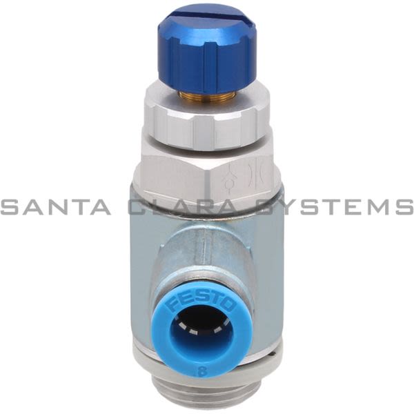 Festo GRLA-3-8-QS-8-RS-D One-Way Flow Control Valve Product Image