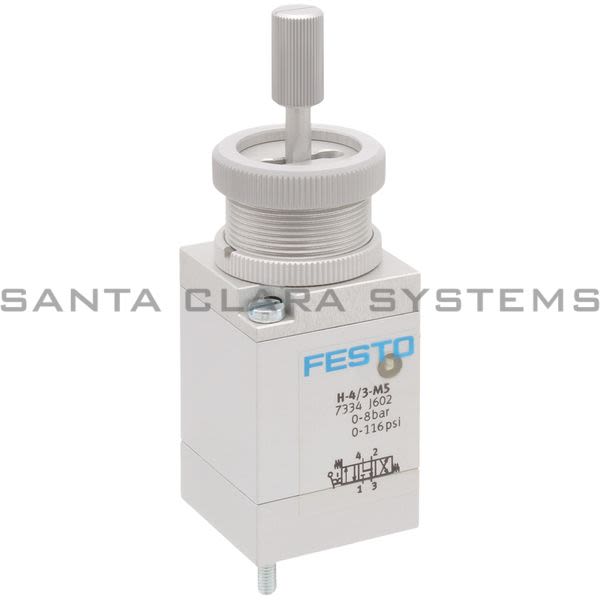 Festo H-4-3-M5 Finger Lever Valve Product Image