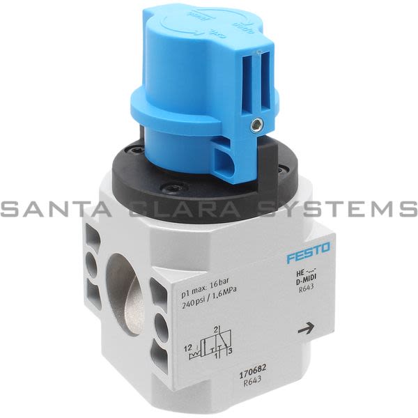 Festo HE-D-MIDI Shut off Valve Product Image