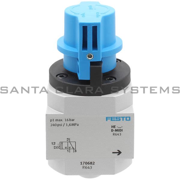 Festo HE-D-MIDI Shut off Valve Product Image
