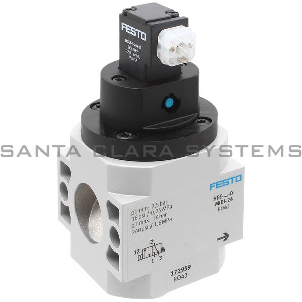 Festo HEE-D-MIDI-24 Shut Off Valve Product Image