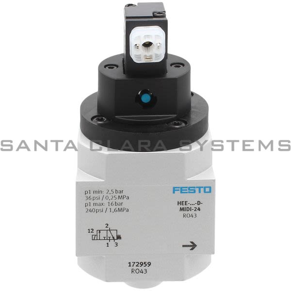 Festo HEE-D-MIDI-24 Shut Off Valve Product Image