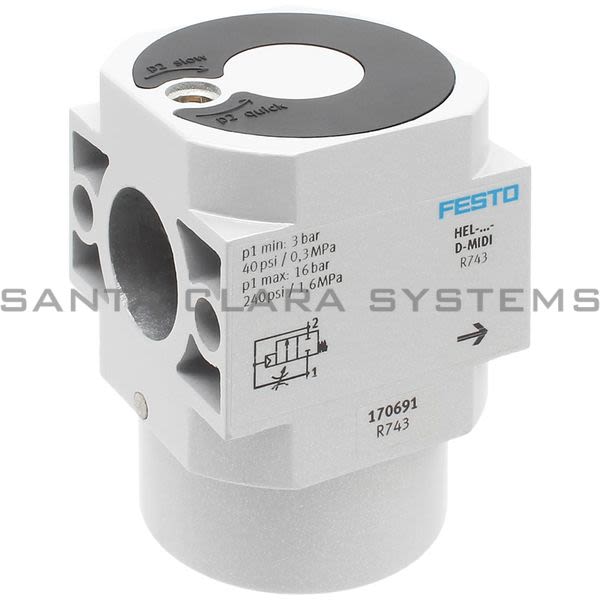 Festo HEL-D-MIDI Shut Off Valve Product Image