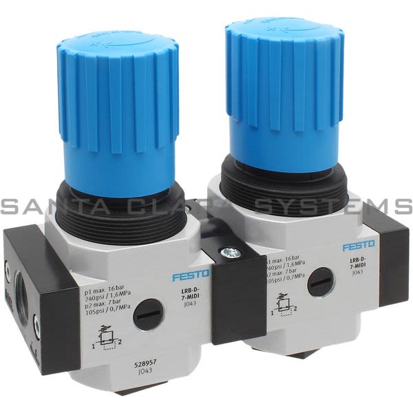 Festo LRB-1-2-D-7-O-K2-MIDI Pressure Regulator Manifold Product Image