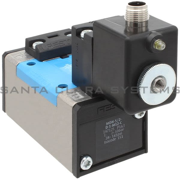 Festo MDH-5-2-D-1-M12-C Air Solenoid Valve Product Image