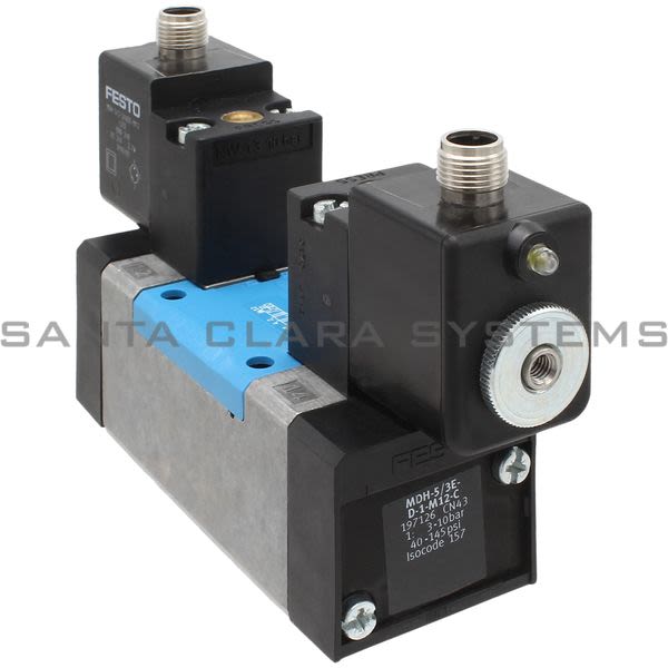 Festo MDH-5-3E-D-1-M12-C Air Solenoid Valve Product Image