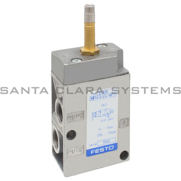 Festo MFH-3-1-4-NPT Air Solenoid Valve Product Image