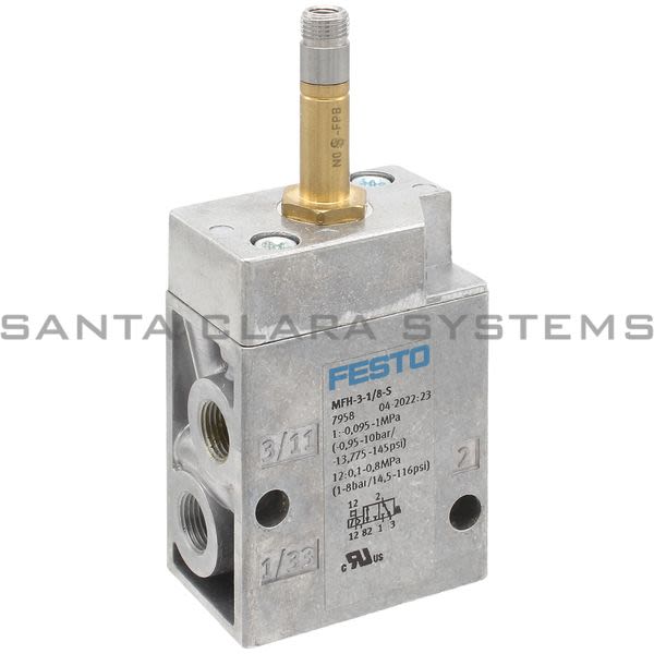 Festo MFH-3-1-8-S Air Solenoid Valve Product Image