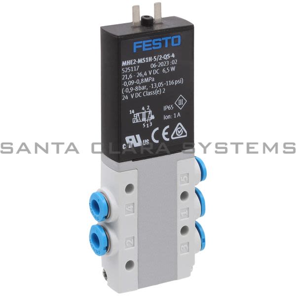 Festo MHE2-MS1H-5-2-QS-4 Air Solenoid Valve Product Image
