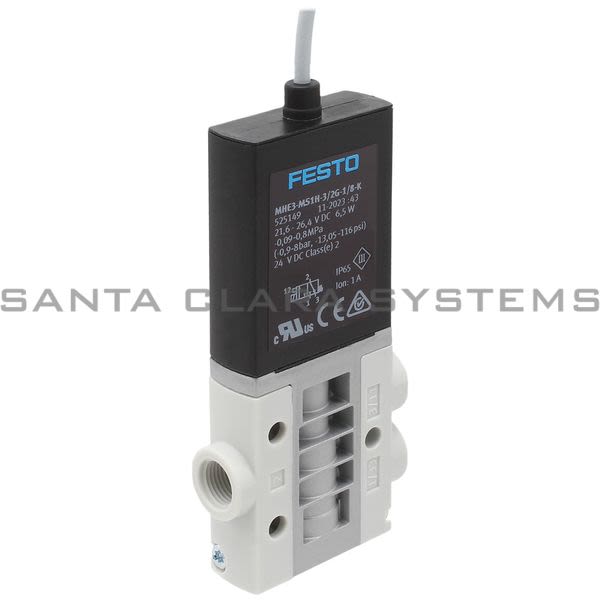 Festo MHE3-MS1H-3-2G-1-8-K Air Solenoid Valve Product Image
