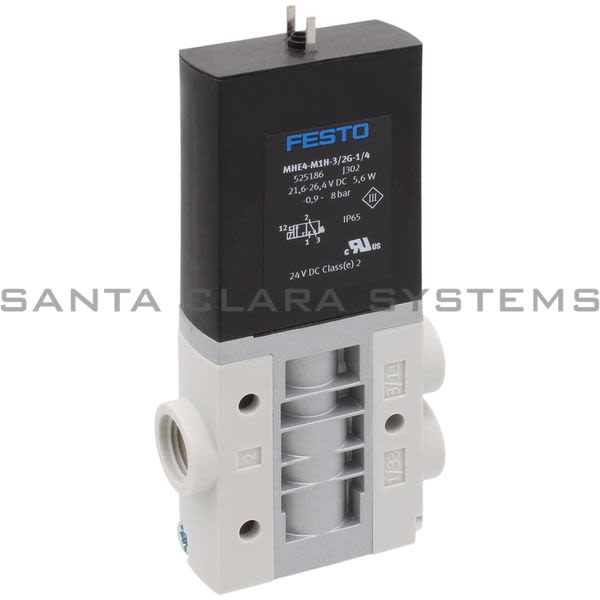 Festo MHE4-M1H-3-2G-1-4 Air Solenoid Valve Product Image