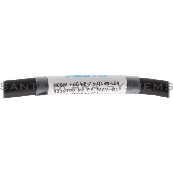 Festo NEBM-H6G4-E-7.5-Q13N-LE4 Motor Cable Product Image