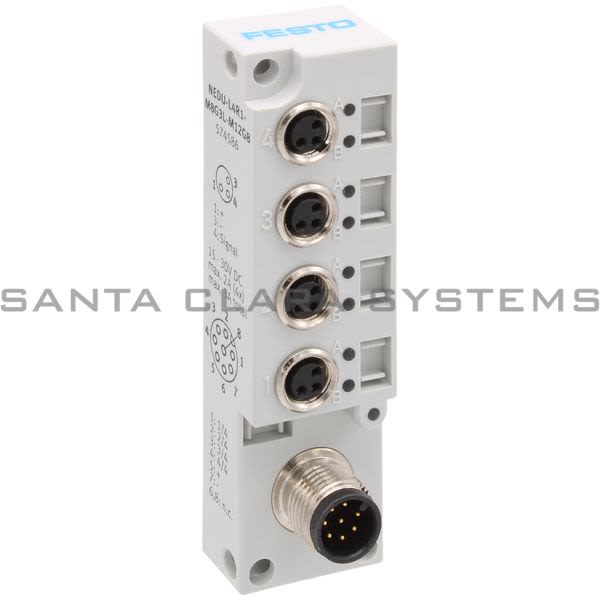 Festo NEDU-L4R1-M8G3L-M12G8 Multi-Pin Plug Distributor Product Image
