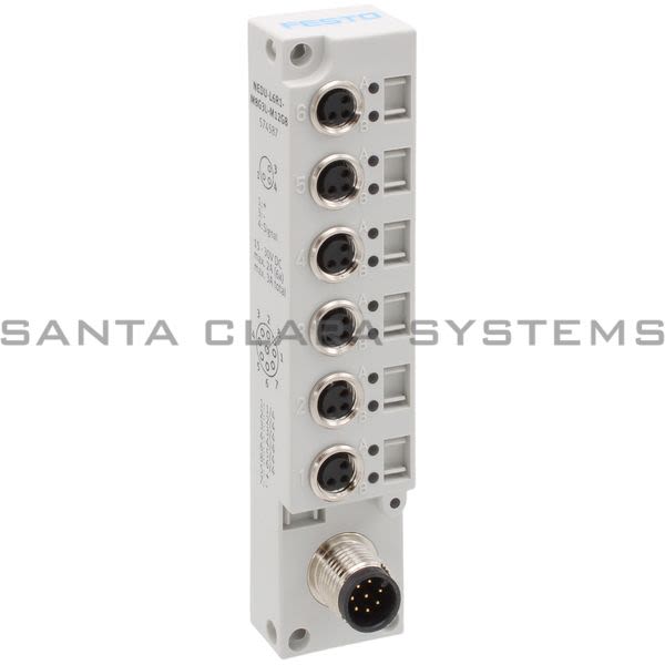 Festo NEDU-L6R1-M8G3L-M12G8 Multi-Pin Plug Distributor Product Image
