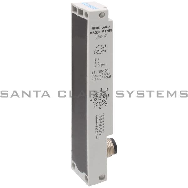 Festo NEDU-L6R1-M8G3L-M12G8 Multi-Pin Plug Distributor Product Image