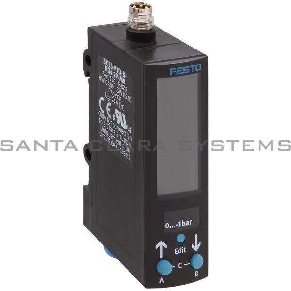 Festo SDE3-V1D-B-HQ4-2P-M8 Pressure Sensor Product Image