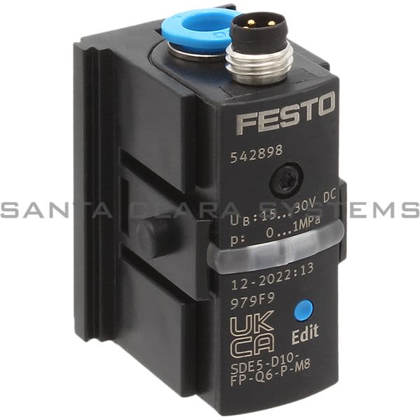 Festo SDE5-D10-FP-Q6-P-M8  Pressure Sensor Product Image