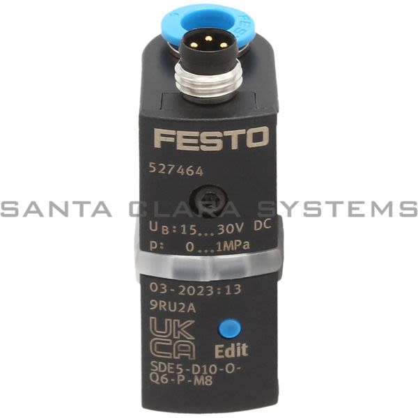 Festo SDE5-D10-O-Q6-P-M8 Pressure Sensor Product Image