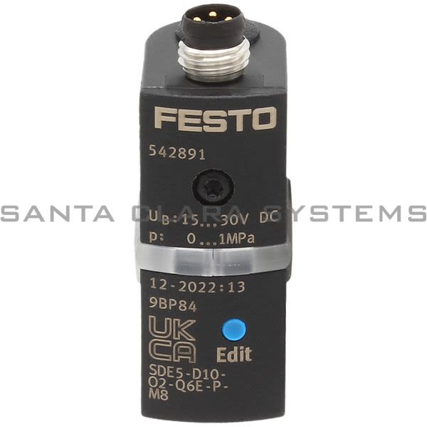 Festo SDE5-D10-O2-Q6E-P-M8 Pressure Sensor Product Image