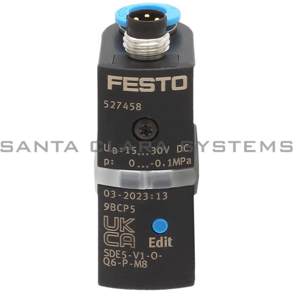 Festo SDE5-V1-O-Q6-P-M8 Pressure Sensor Product Image