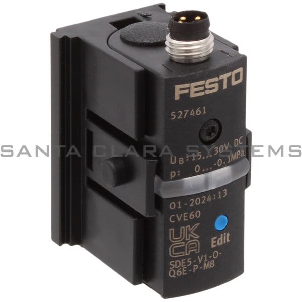 Festo SDE5-V1-O-Q6E-P-M8 Pressure Sensor Product Image