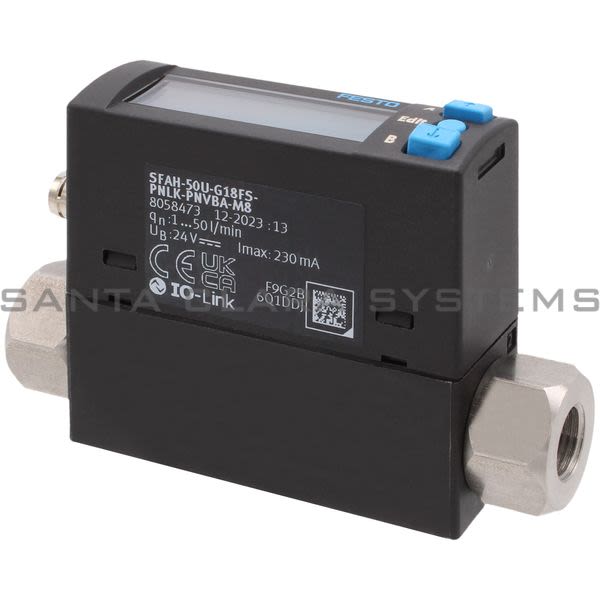 Festo SFAH-50U-G18FS-PNLK-PNVBA-M8 Flow Sensor Product Image