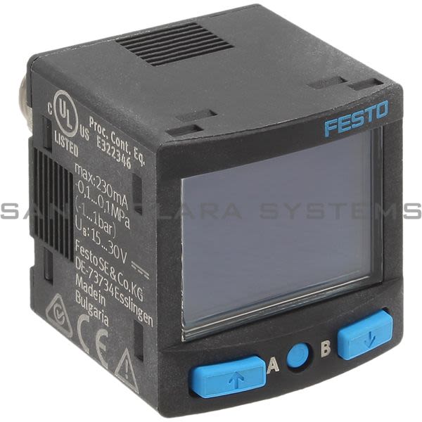 Festo SPAN-B2R-G18M-PN-PN-L1 Pressure Sensor Product Image