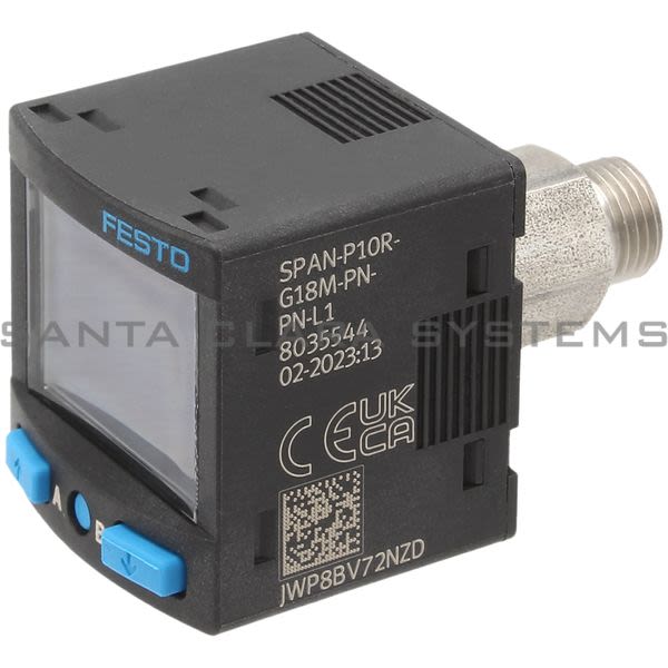 Festo SPAN-P10R-G18M-PN-PN-L1 Pressure Sensor Product Image