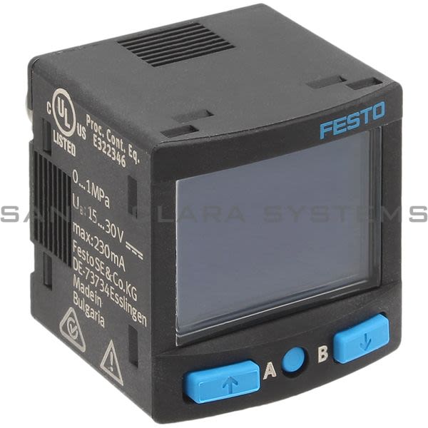 Festo SPAN-P10R-G18M-PNLK-PNVBA-L1 Pressure Sensor Product Image