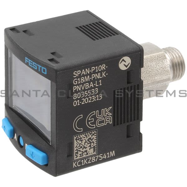 Festo SPAN-P10R-G18M-PNLK-PNVBA-L1 Pressure Sensor Product Image
