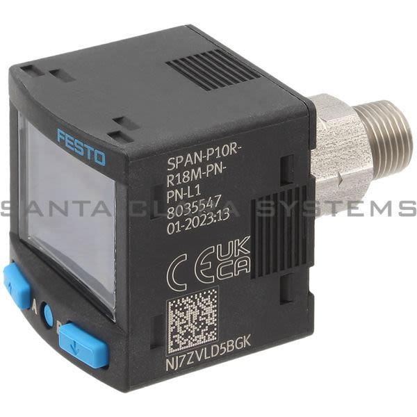 Festo SPAN-P10R-R18M-PN-PN-L1 Pressure Sensor Product Image