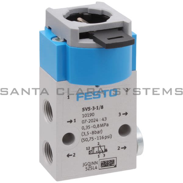 Festo SVS-3-1-8 Front Panel Valve Product Image