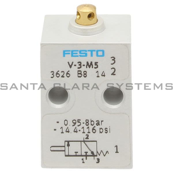 Festo V-3-M5 Stem Actuated Valve Product Image
