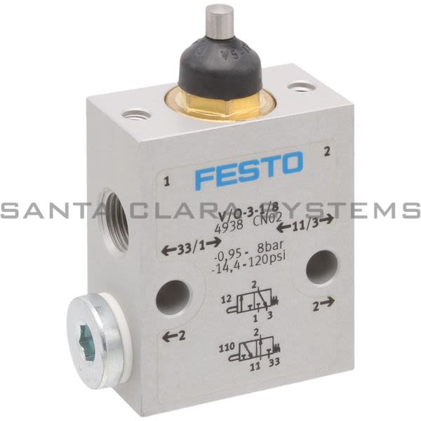 Festo V-O-3-1-8 Stem Actuated Valve Product Image