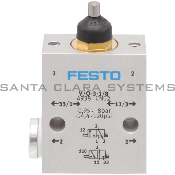 Festo V-O-3-1-8 Stem Actuated Valve Product Image