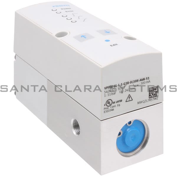 Festo VPPM-6L-L-1-G18-0L10H-A4N-S1 Proportional Pressure Control Valve Product Image