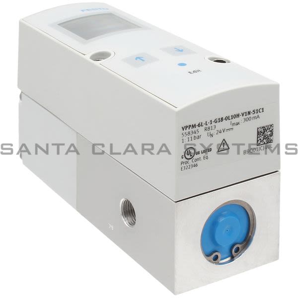 Festo VPPM-6L-L-1-G18-0L10H-V1N-S1C1 Proportional Pressure Control Valve Product Image