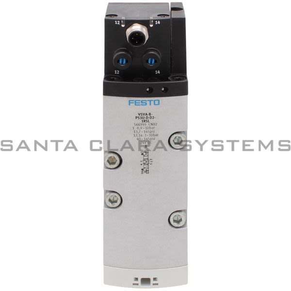 Festo VSVA-B-P53U-D-D2-1R5L Air Solenoid Valve Product Image